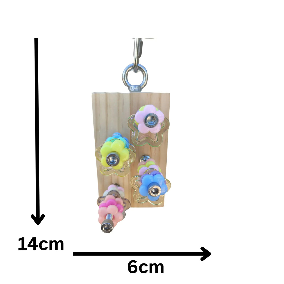 Stars and Flowers Bird Toy