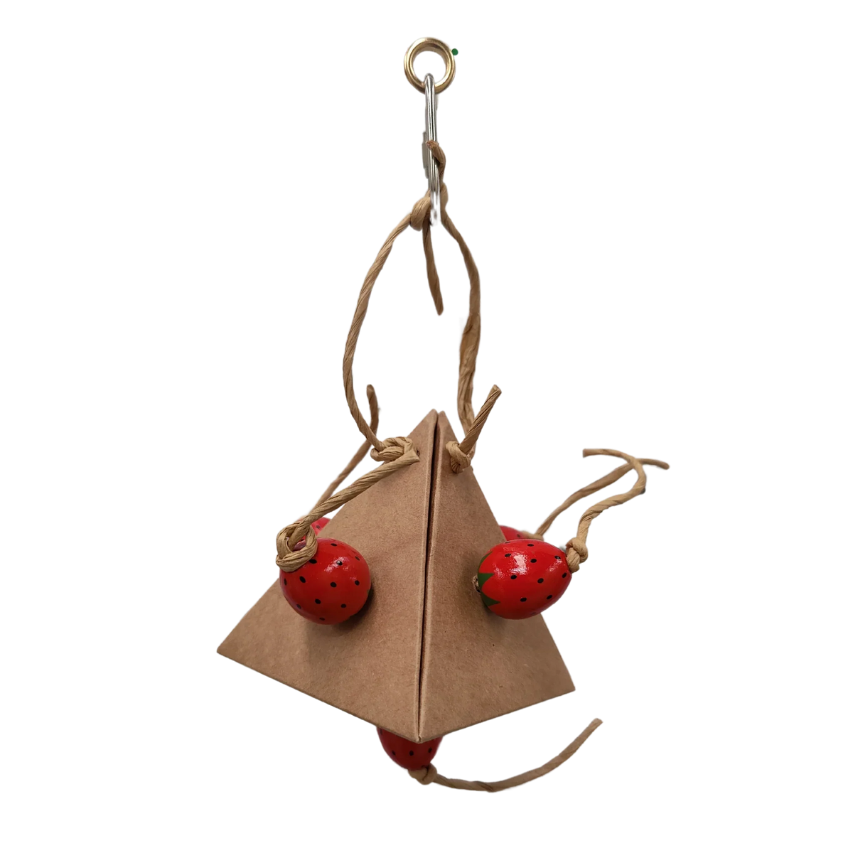 Strawberry Triangle Bird Toy