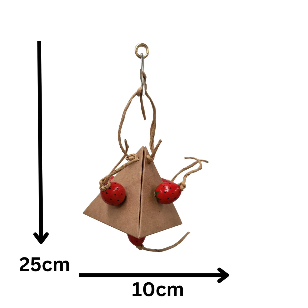 Strawberry Triangle Bird Toy