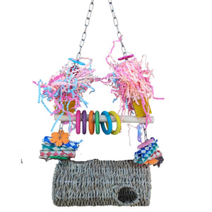 Swing and Tunnel Bird Toy