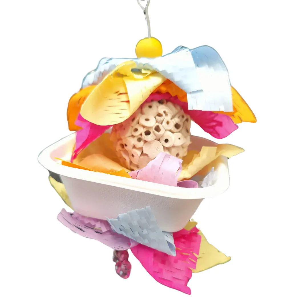 Take Away Balsa Ball Bird Toy