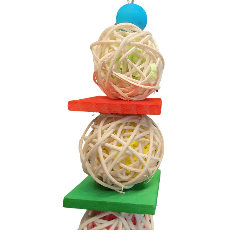 Three Cane Ball Bird Toy