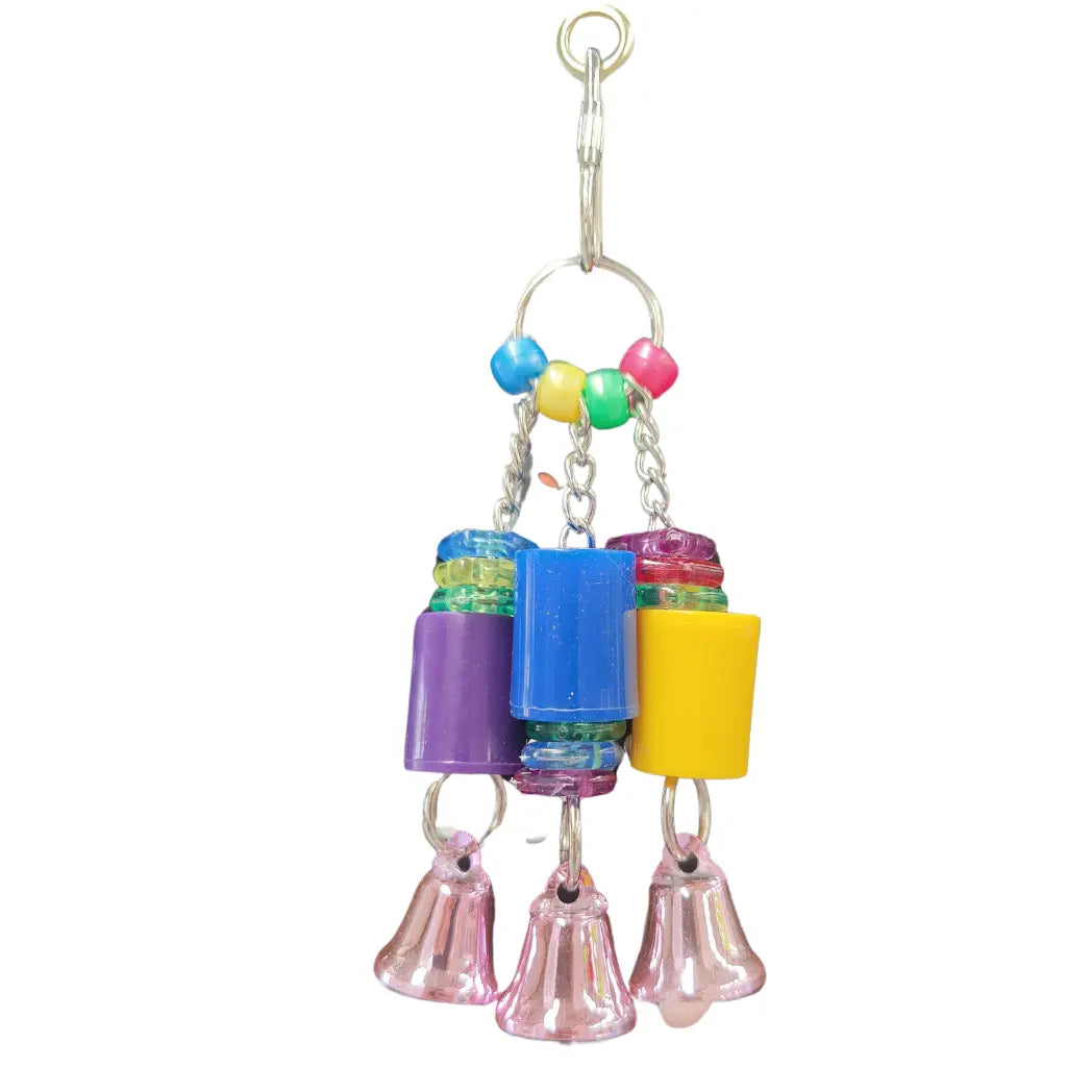 Tripple Bells and Beads Bird Toys