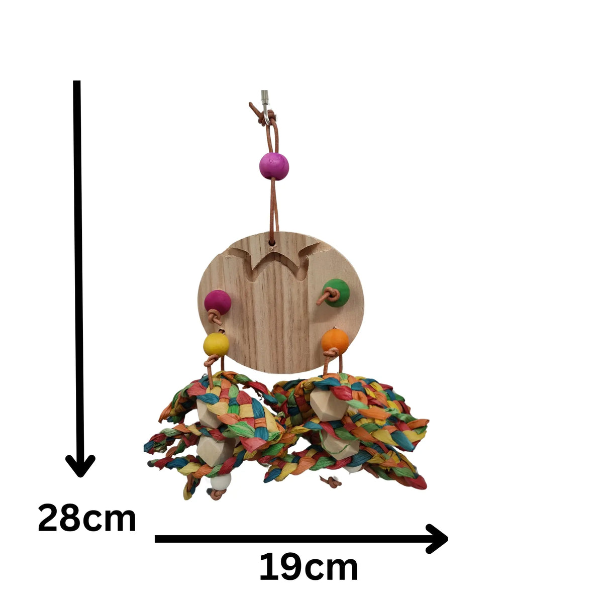 Tomato Dangle Bird Toy