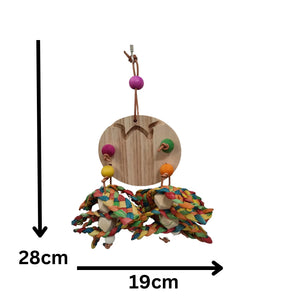 Tomato Dangle Bird Toy