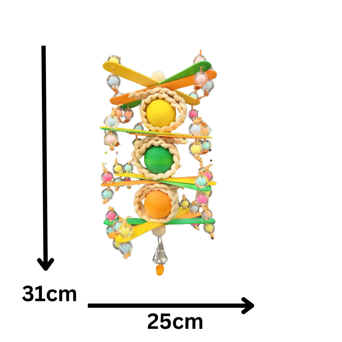 Tripple Balls Bird Toy