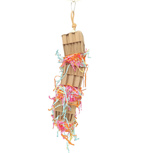 Tripple Cardboard Tower bird Toy