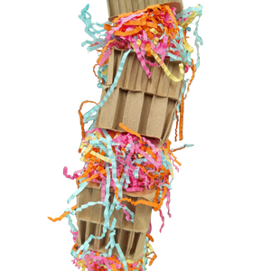 Tripple Cardboard Tower bird Toy