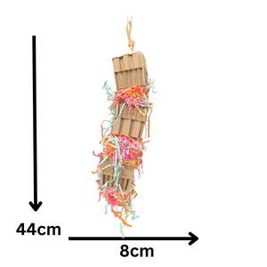 Tripple Cardboard Tower bird Toy