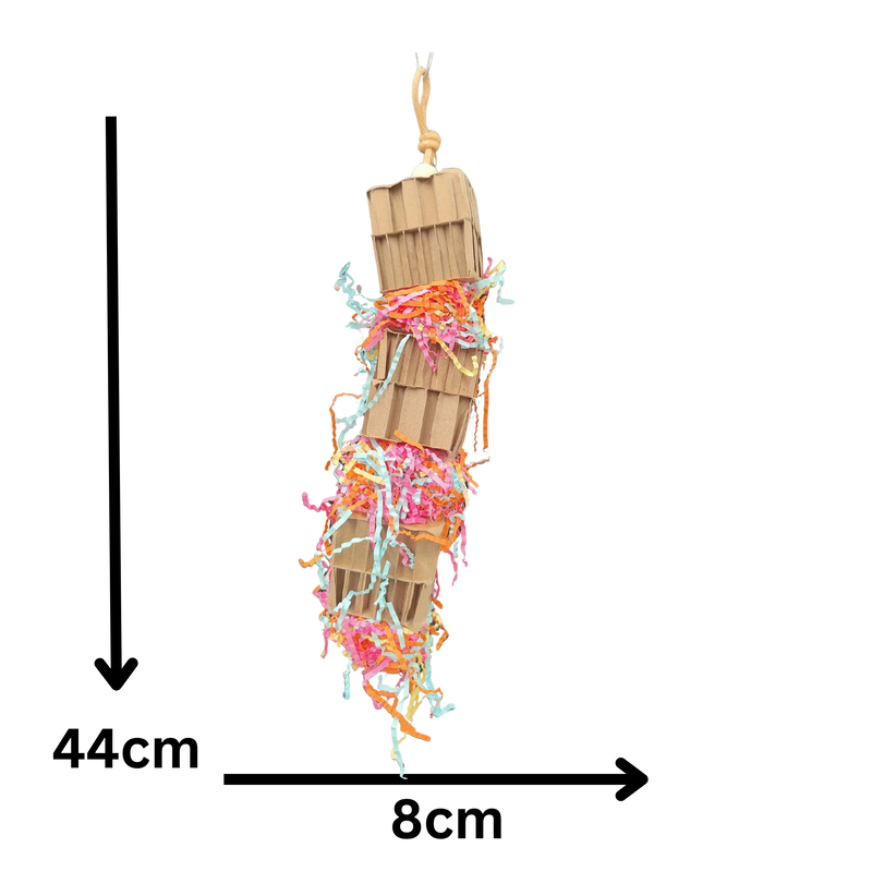 Tripple Cardboard Tower bird Toy