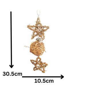 Two Stars Bird Toy