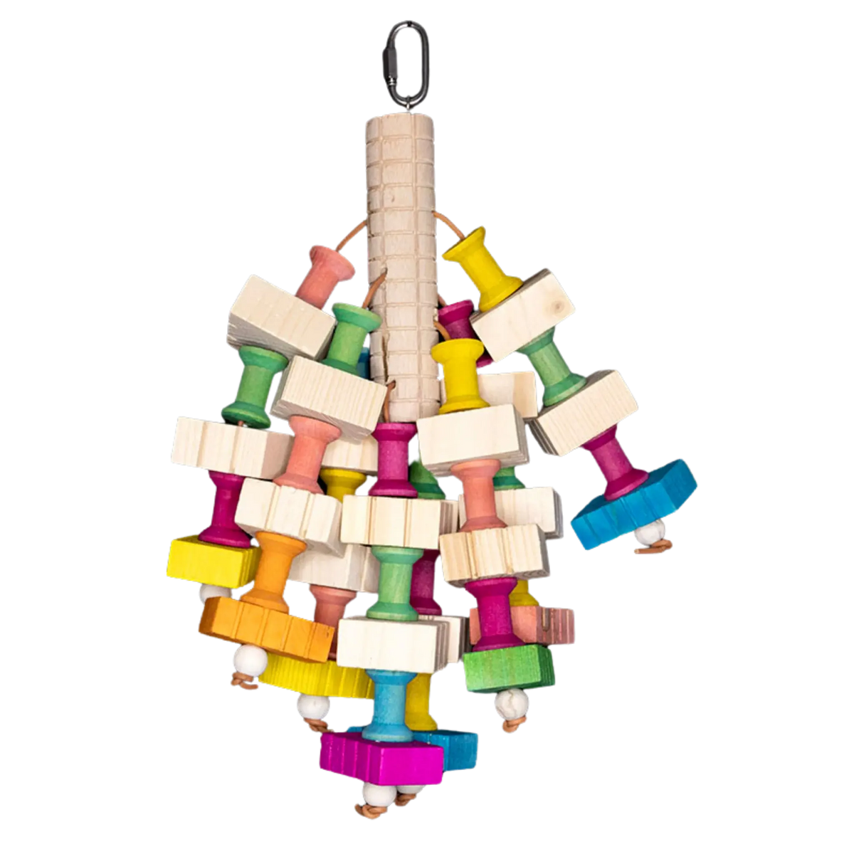 Wood Spindle Bird Toy