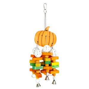 Pumpkin Bird Toy