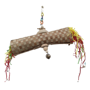 Weave Mat Roll Bird Toy