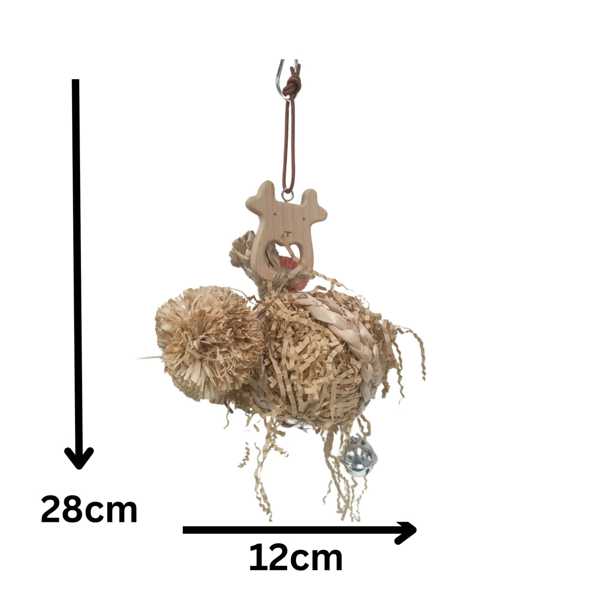 Cow Balls Bird Toy