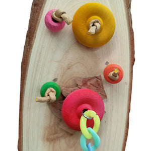 Wood Art Bird Toy