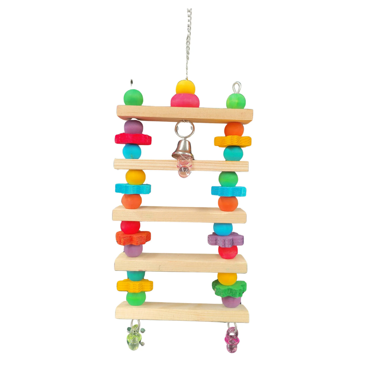 Wood Ball Ladder Bird Toy