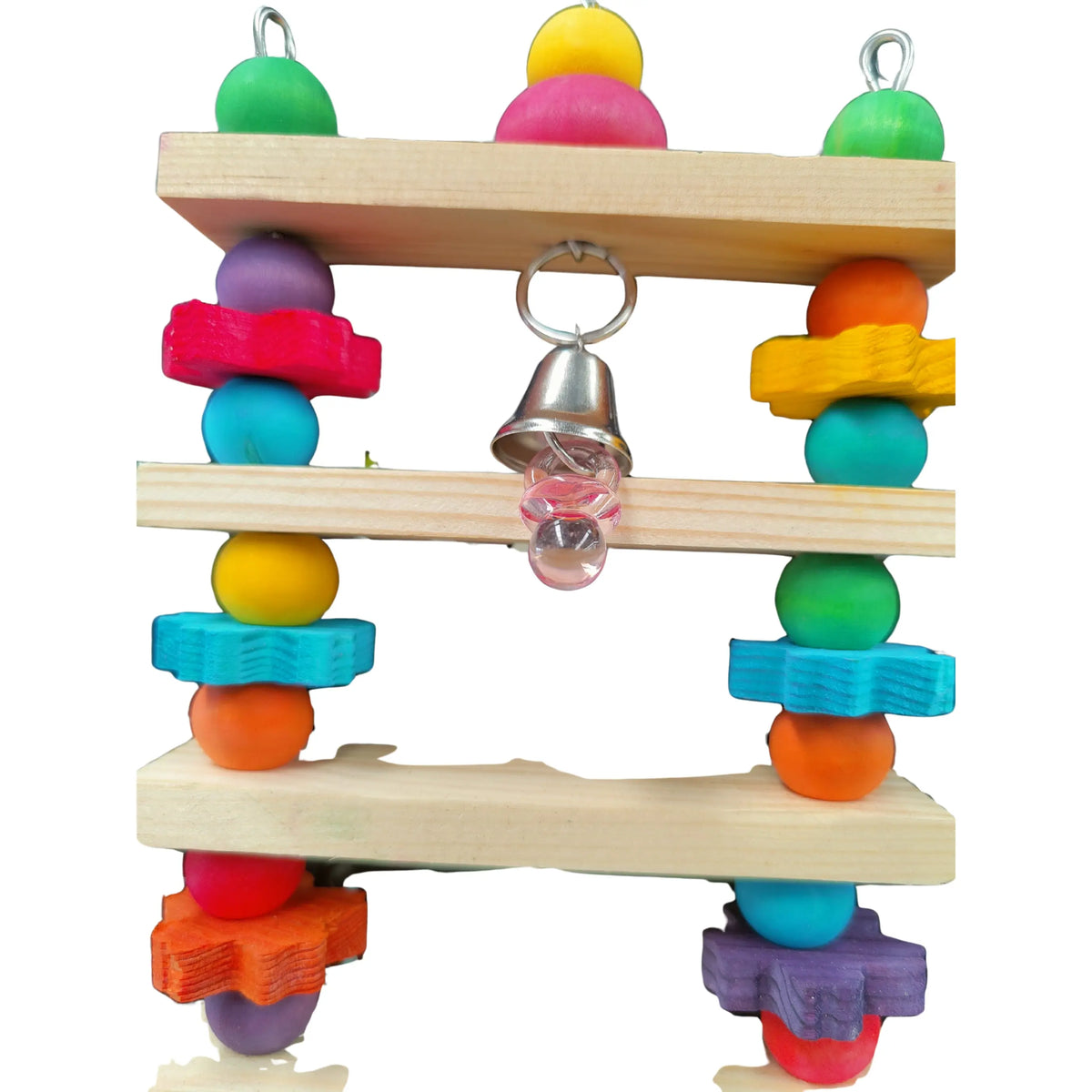 Wood Ball Ladder Bird Toy