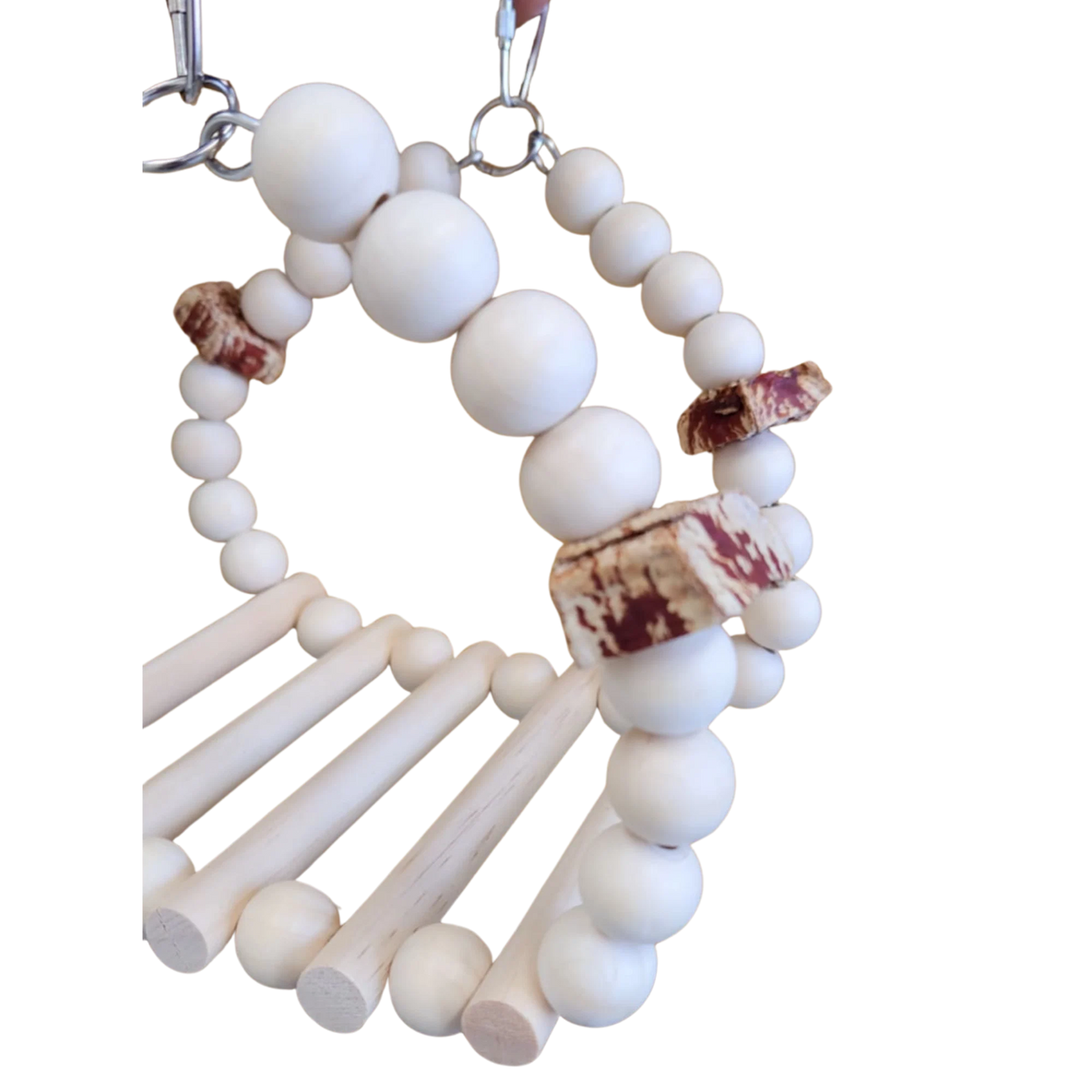 Wood Bridge Swing Bird Toy