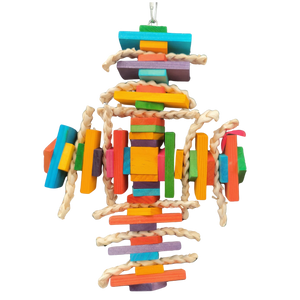 Wood Cross Bird Toy
