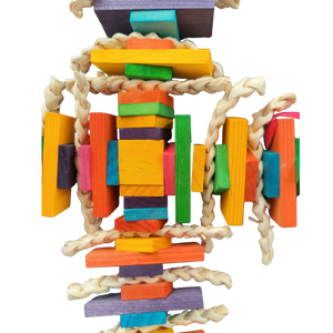 Wood Cross Bird Toy