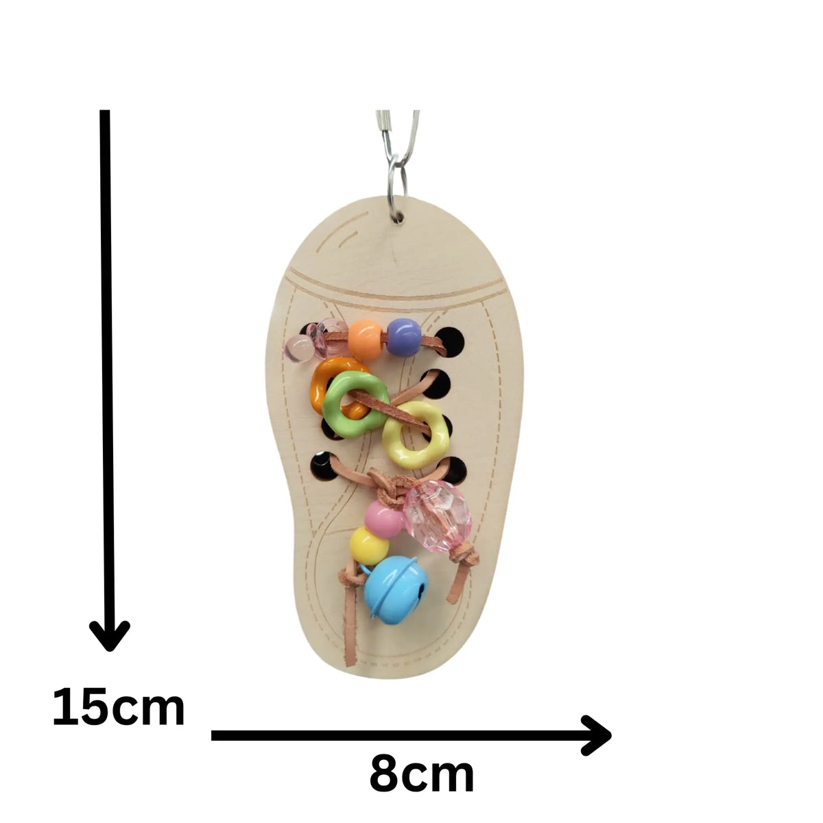 Wood Shoe Bird Toy