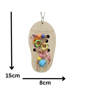 Wood Shoe Bird Toy