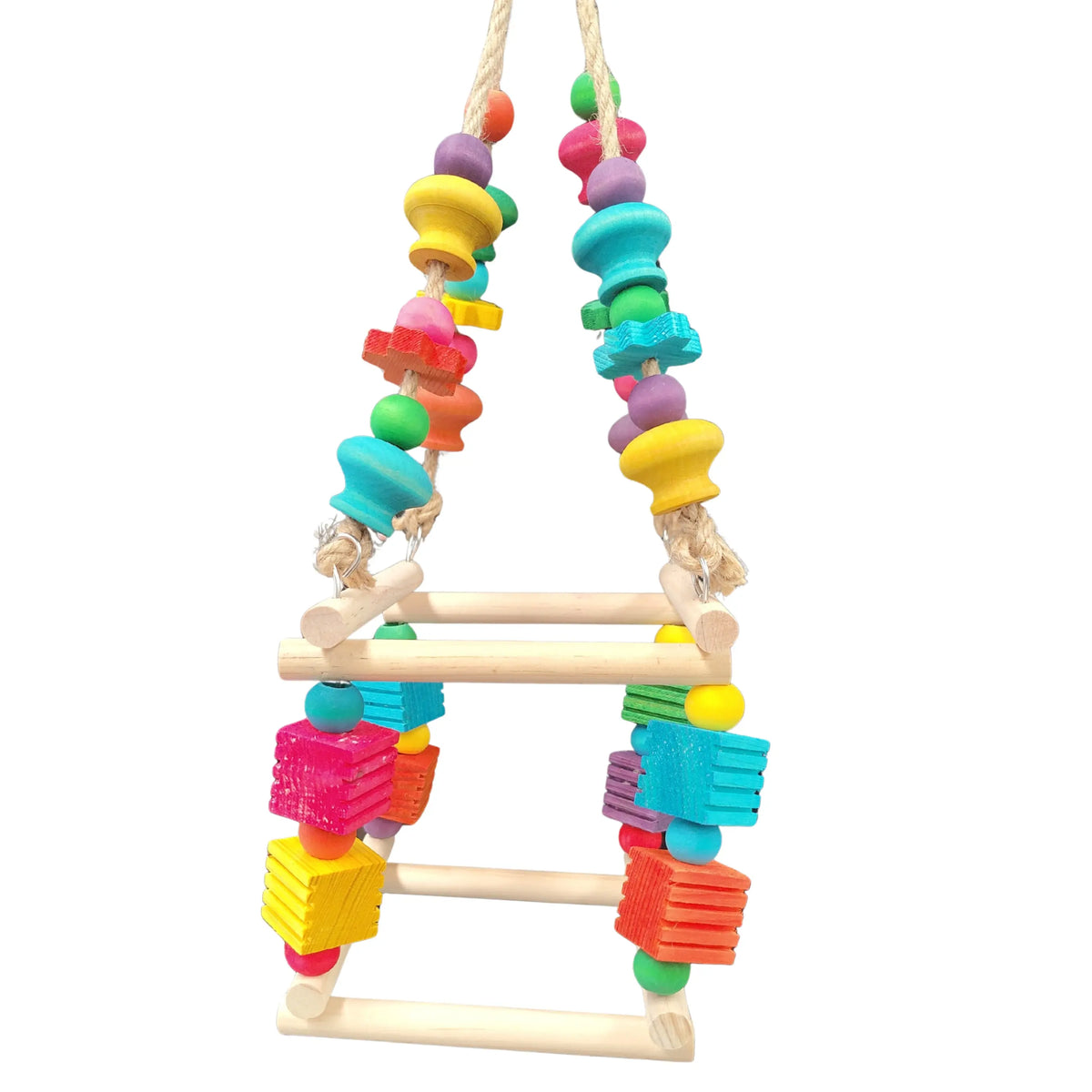 Wood Square Swing Bird Toy