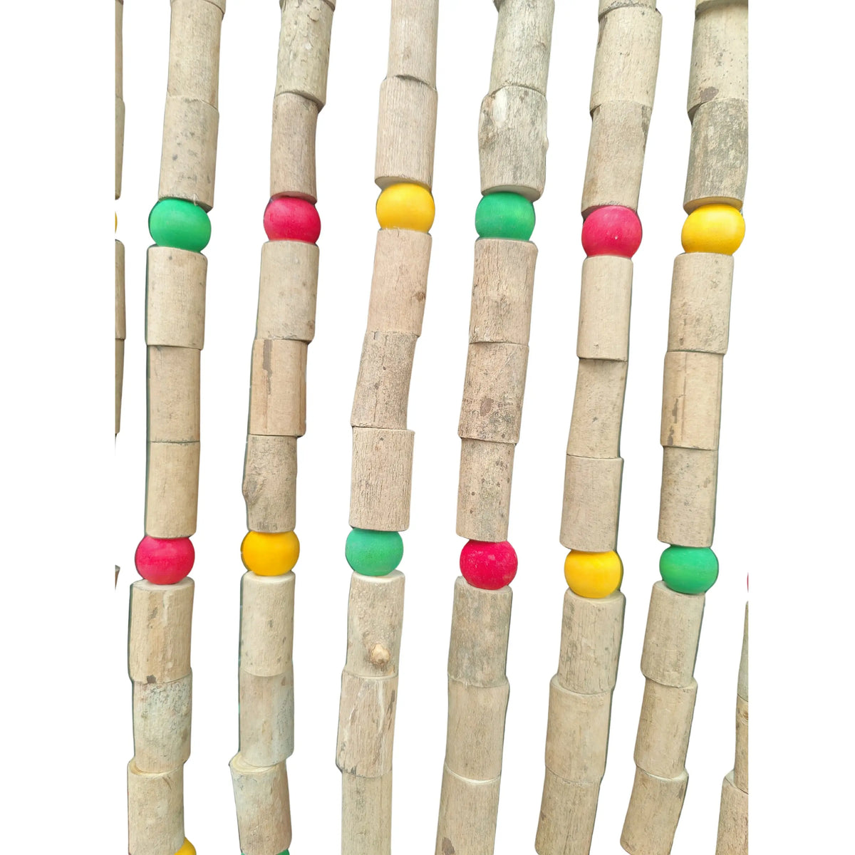 Wood Curtain Bird Toy
