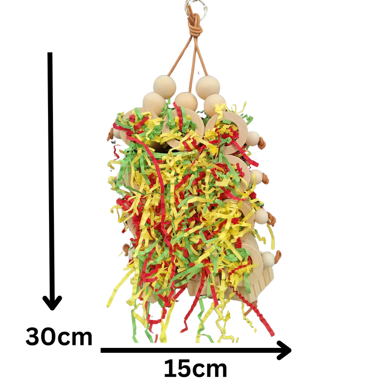 Wooden Peek a Boo Bird Toy