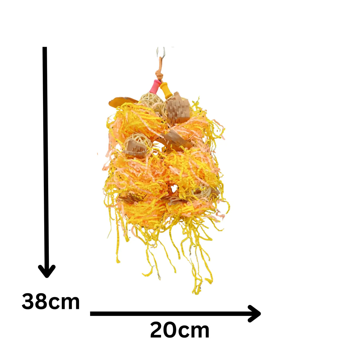 Shaggy Shred bird Toy