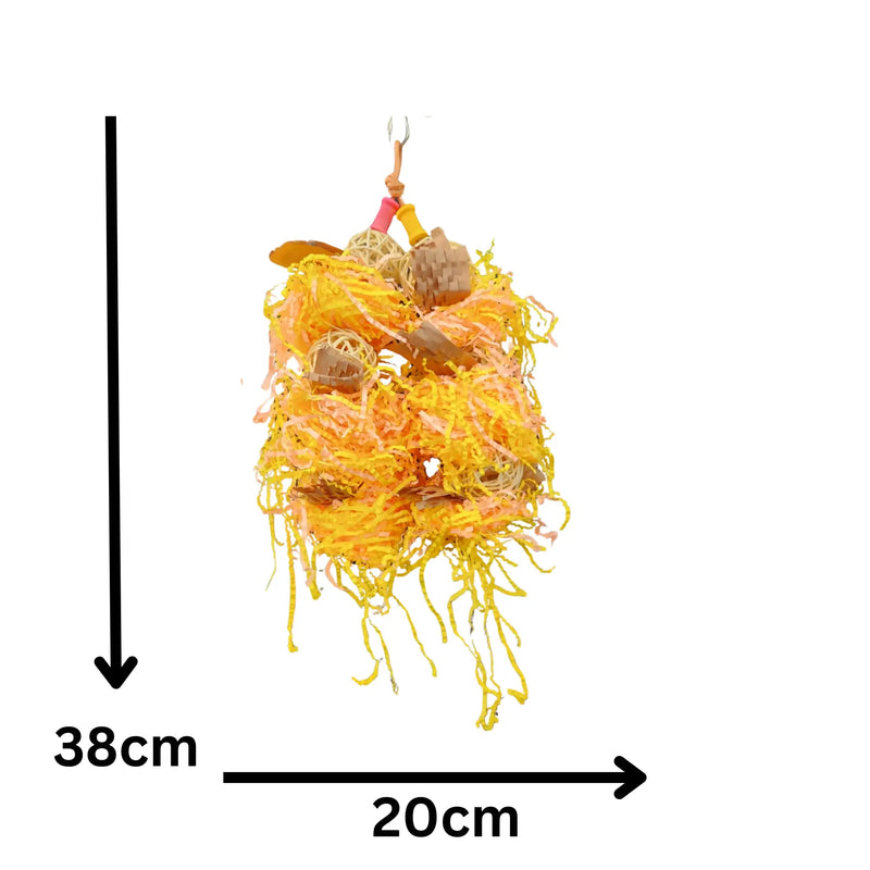Shaggy Shred bird Toy