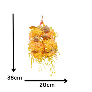 Shaggy Shred bird Toy