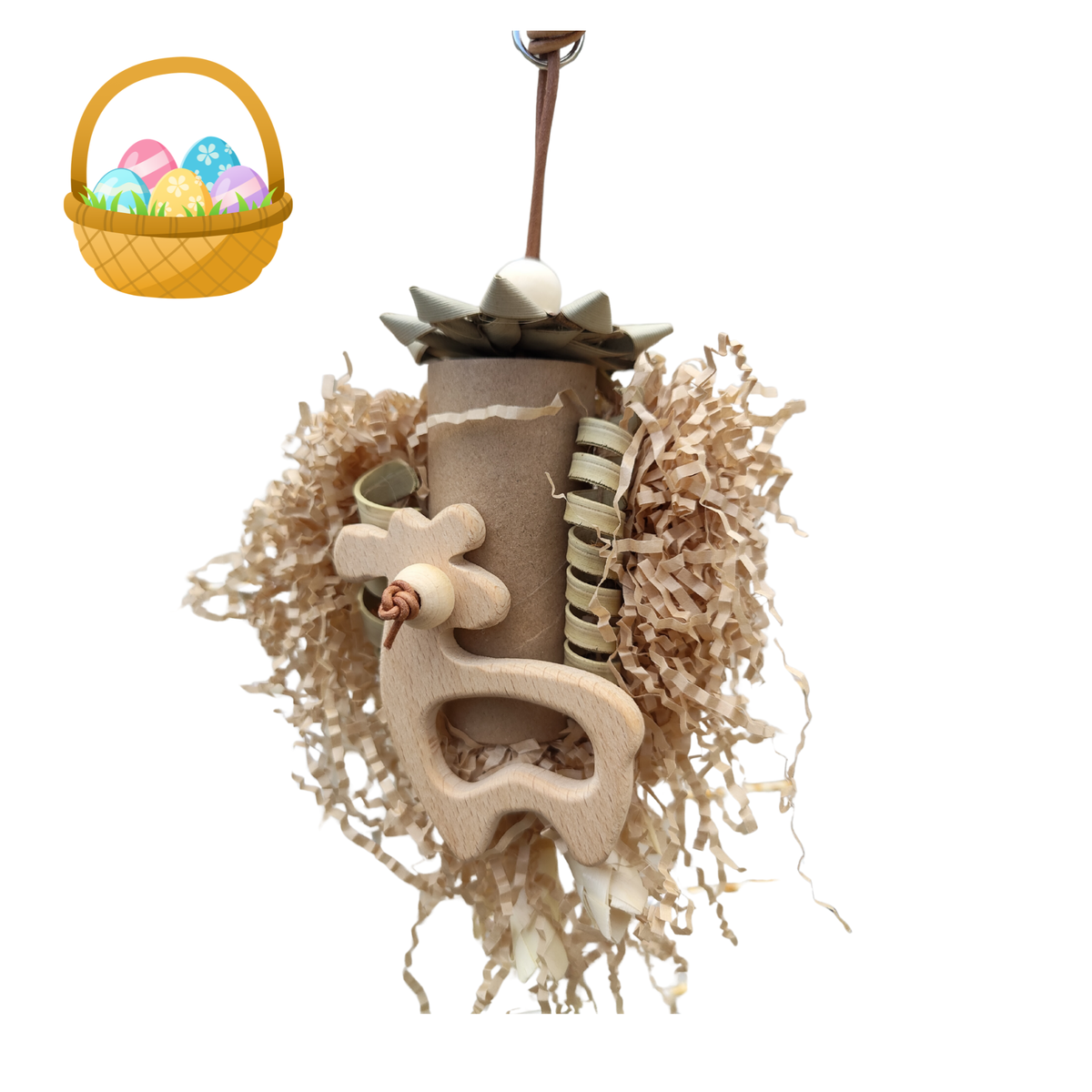 Cow Tube Bird Toy