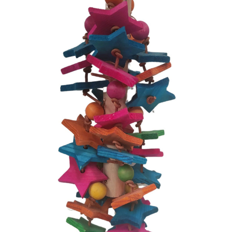 Wooden Stars Bird Toy